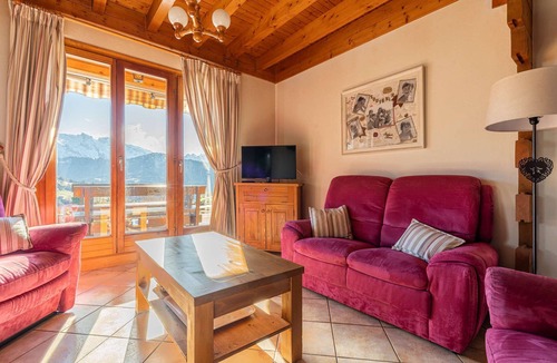 Le Grand-Bornand Ski Chalet | Piachons AR : Superbe Chalet avec Vue Imprenable sur la Montagne