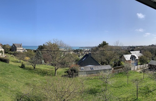 Saint-Cast-le-Guildo House | Quiet house with sea view. Large beach and shops within 700m walking distance