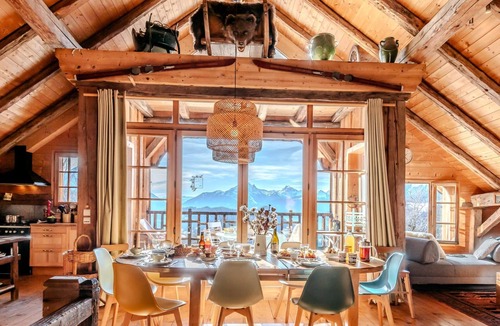 Serraval Ski Chalet | Slow Chalet de l'Ourse - Charming old chalet, stunning view, sauna, pets ok