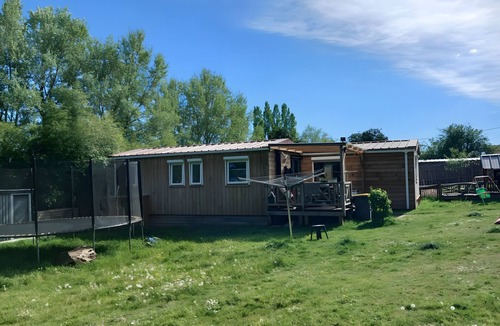 Chatillon-sur-Thouet House | Spacious Wooden Chalet with Terrace and Play Area