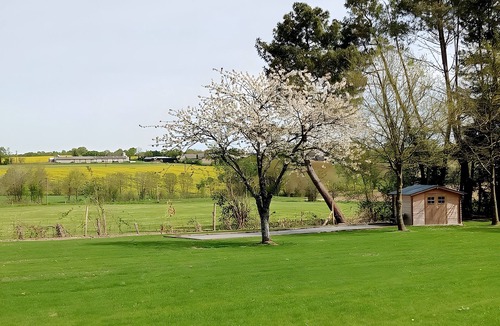 Martigne-Ferchaud House | Stone Cottage with Private Heated Pool in the Guéra Valley