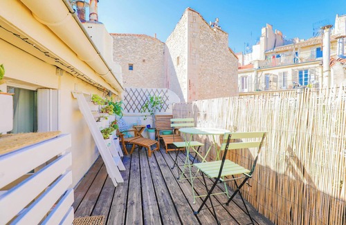 Noailles Apartment | Studio avec terrasse - Vieux Port & Cours Julien