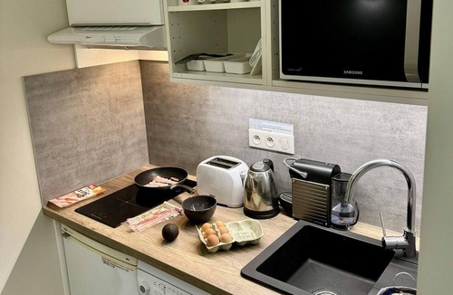 Riou - Petit Juas - Av de Grasse Apartment | Studio-Comfort-Wet room-Terrace-glamour ou Cartoon