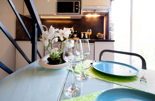 Riou - Petit Juas - Av de Grasse Apartment | Studio-Comfort-Wet room-Terrace-glamour ou Cartoon