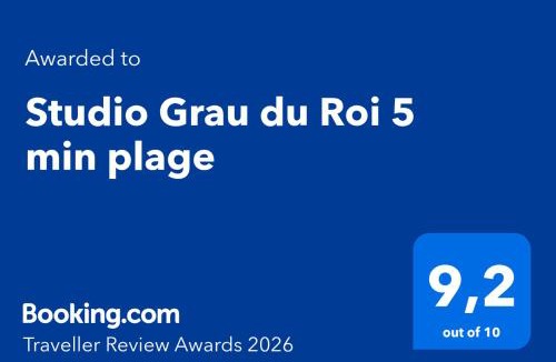 Le Grau-Du-Roi Apartment | Studio Ensoleillé 5 min de la plage Le Grau du Roi