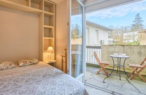 Barbotan-les-Thermes Apartment | Studio lumineux avec balcon, à 400 m des Thermes, wifi et parking inclus - FR-1-841-21