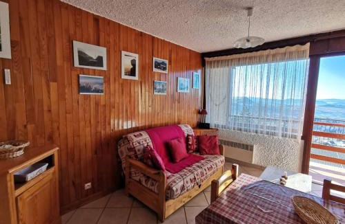 Saint-Michel-de-Chaillol Apartment | Studio Montagne 4 Pers. avec Balcon à Saint-Michel-de-Chaillol - FR-1-393-142
