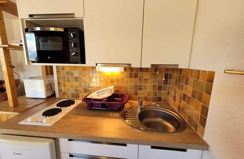 Lanslevillard Apartment | Studio with loft - Sleeps 4