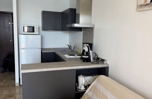 Le Ricanto Apartment | Studio with ocean view, direct beach access, Ajaccio Bay