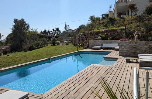 Coti-Chiavari Villa | Superb modern villa of 300m2 overlooking Cala d'Orzu including 4 suites