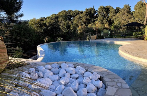 Cap Benat Villa | Superb villa in Cap Benat domain, sea view, pool and close to private beaches.