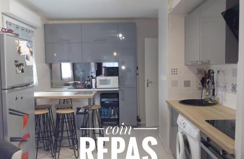 L'Isle-d'Abeau Apartment | T2 L Isle d'Abeau confortable avec terrasse et garage privé