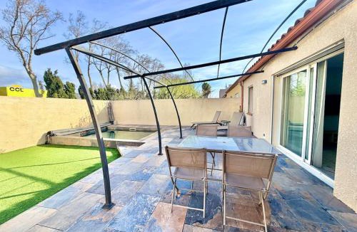 Perpignan Villa | Villa 3 ch Clim Piscine & BBQ Calme Perpignan
