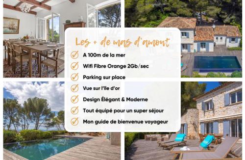 Le Dramont Villa | Villa, 8 pers, pieds dans l'eau