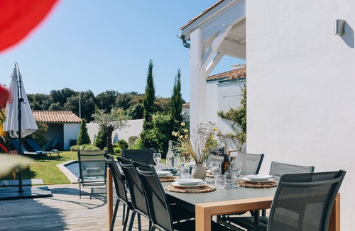 Rivedoux-Plage Villa | Villa Blanche - Brand new villa - Piscine