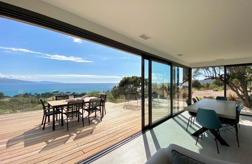 Sagone Villa | Villa haut de gamme avec splendide vue mer et piscine, passage secret à découvrir