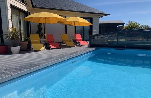 Sibiril House | Villa Plain Pied' Av Heated pool & Sauna 300 m from the sea
