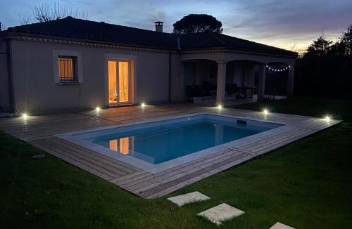 Prayssac Villa | Villa spacieuse avec piscine privé , Vallée du Lot
