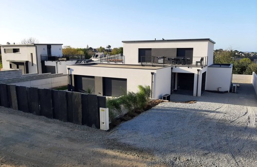 Locquirec House | Villa Ty Varcq Avec Piscine Intérieure et vue mer