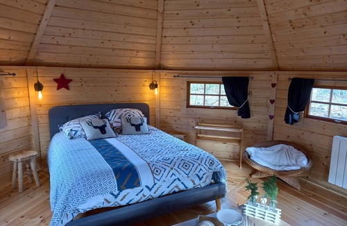 Cleguerec Cottage | Your unusual and cocooning accommodation: our Finnish Kota