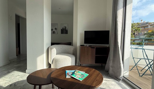 Appartement avec parking, 10min Croisette & Palais