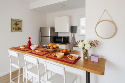 Appartement mignon, climatisé avec une grande chambre