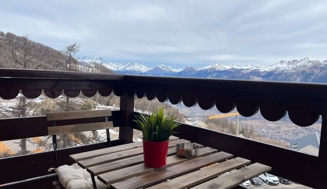 Appartement Risoul 1850 vue sur la Vallée