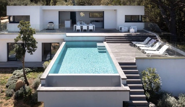 Architect villa with open sea view