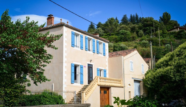 Authentic spacious house in charming village with heatable pool and garage
