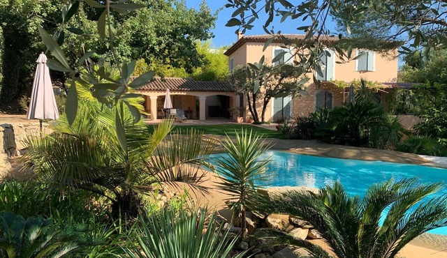 Beautiful Villa with superb views and private pool in the heart of StTropez Gulf