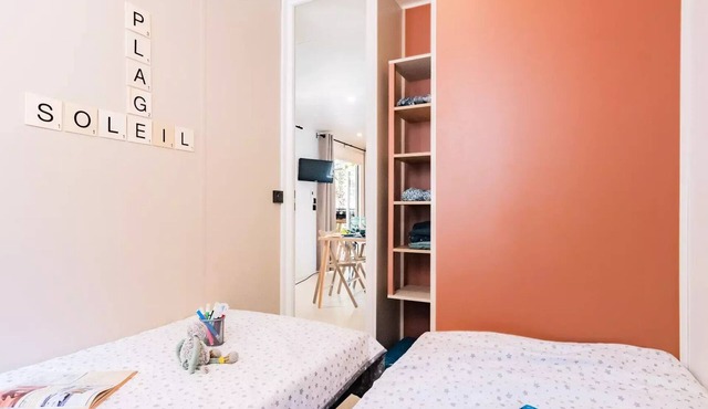 Camping Le Bosc* - Mobil-home Select TV LV Clim Plancha 4 rooms 6 people