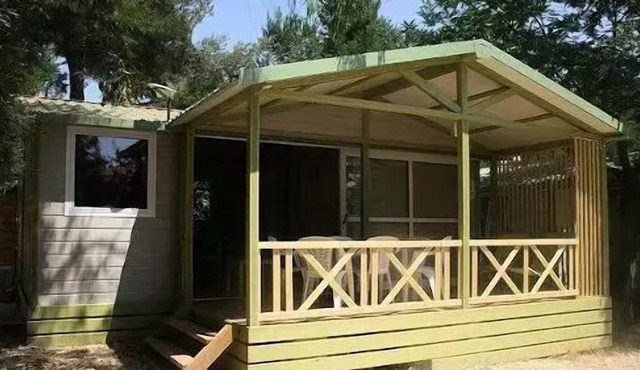 Camping maeva Escapades l'Hermitage *** - 4-Room Comfort Chalet for 6 People with Air Conditioning + TV