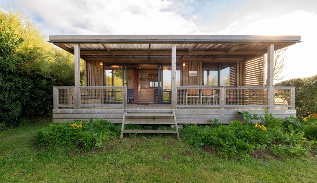 Chalet "30m² Le phare dde Ouessant" in Plouhinec, 500m from the beach, sleeps 5