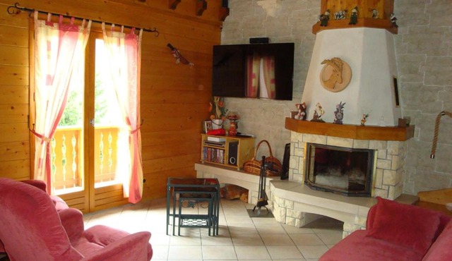 Chalet calme 8 pers., cheminée, parking privé - FR-1-464-39