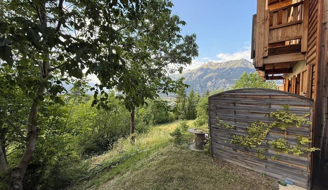 Chalet cosy à Risoul village Terrasse & vue vallée