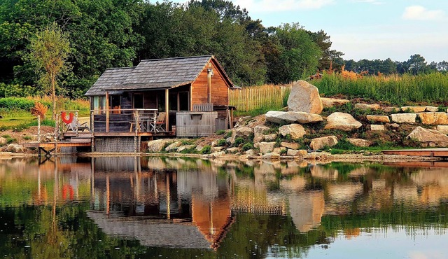 Chalet spa Luxe sur le Bord de L'étang
