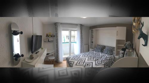 Charmant studio avec balcon et parking gratuit