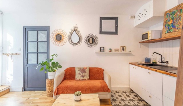 Charming 1BDR/2P flat with a garden