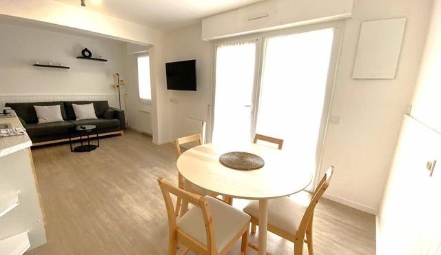Charming apartment 2 to 4 people 200m from the beach with wifi