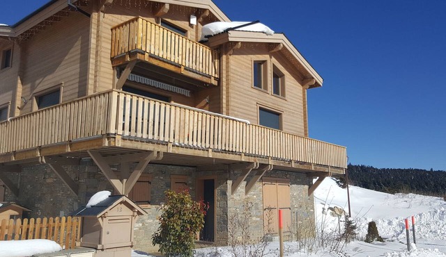 Charming T3- 6 beds in lower chalet with magnificent views