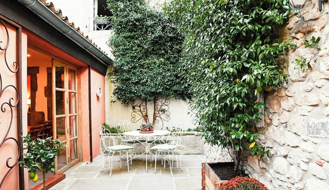 Charming riverside house in medieval village