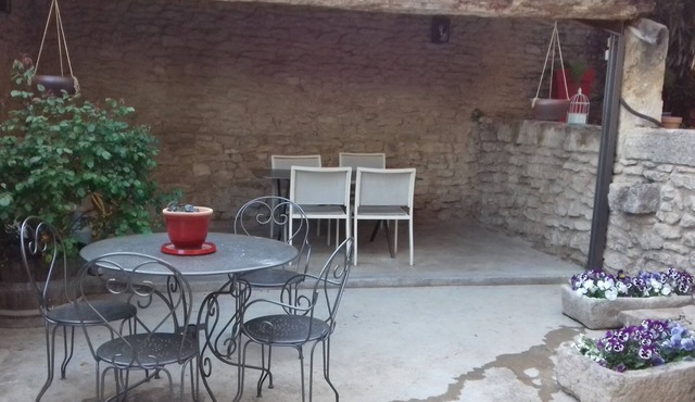 Charming typical Provencal village house.