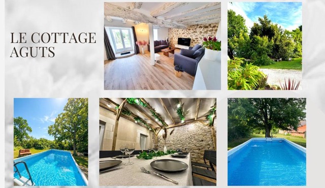 Cottage vue nature , Terrasse , Piscine et Spa en option