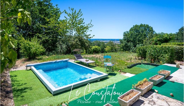 Coustalou - Private pool & valley view