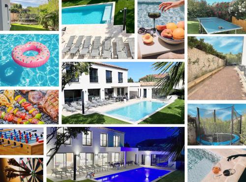 Dream azur House Riviera swimming-pool close to the beach