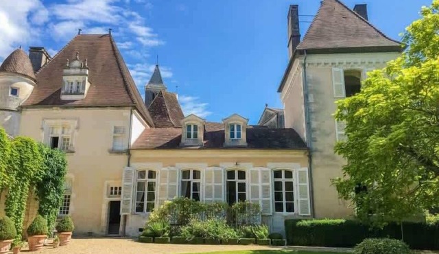 Elegant 14th-Century Château in Celles, Dordogne.