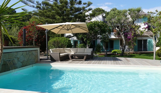 Exclusive villa with pool and air conditioning by the sea in Cala Rossa, Porto Vecchio