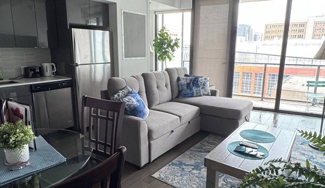 Executive 2 bed Condo King bed great LOCATION downtown with laundry in Winnipeg