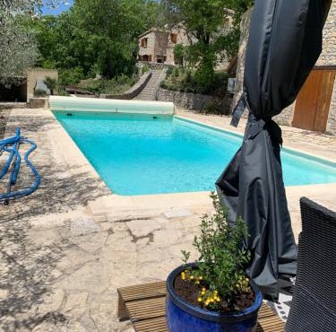 FONT NOUVELLE maison de charme Drôme Provençale, 10-12 personnes, avec piscine