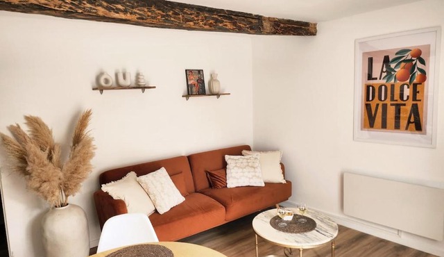 Gîte de 55m2 pour 2 à 3 personnes, au cœur de la Bastide, draps, serviettes, wifi, clim et inclus